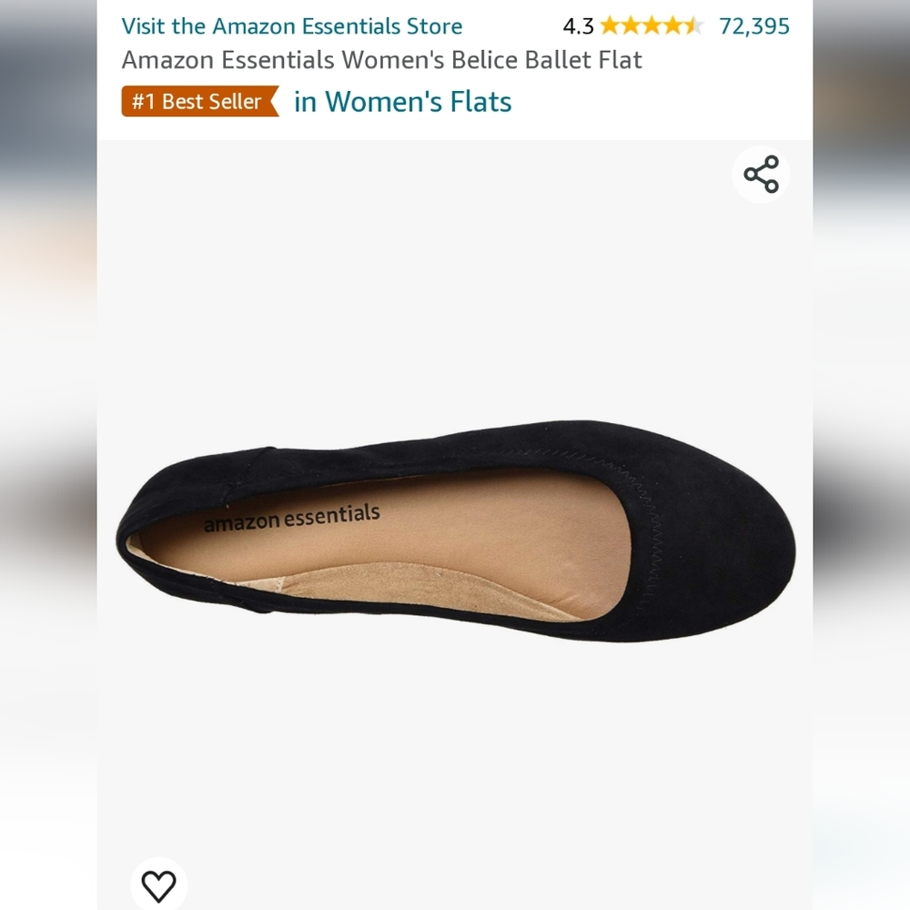 Black Ballet flats